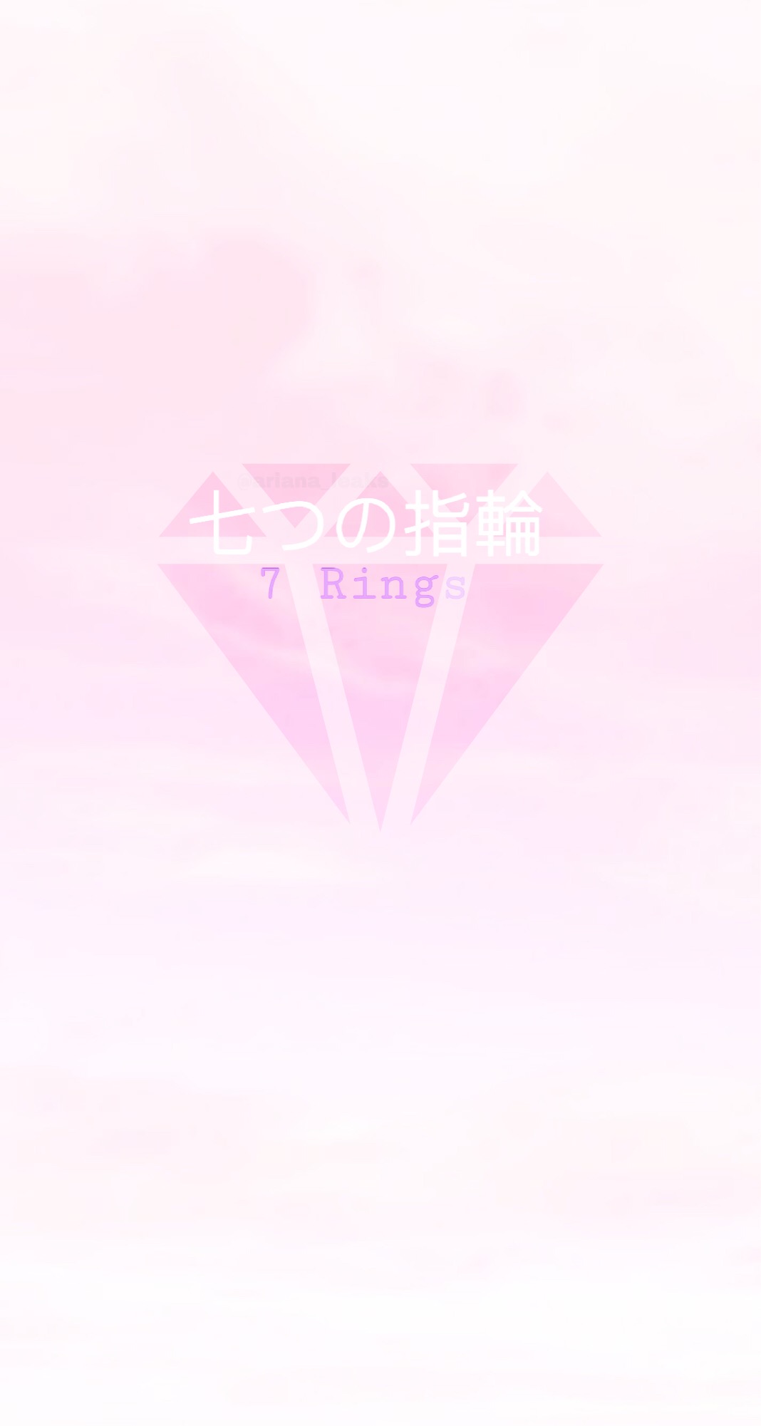 7 rings ariana grande logo